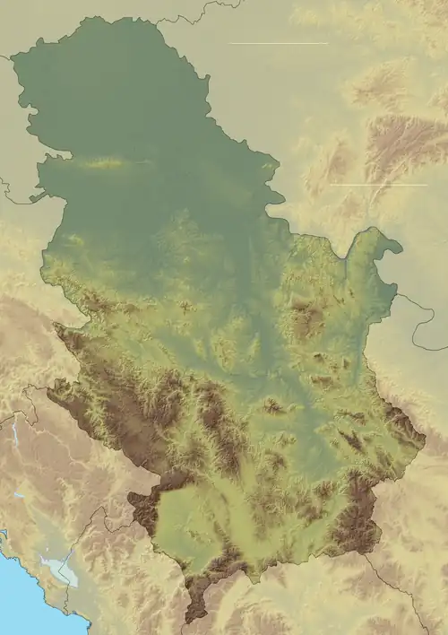 سینگیدون در صربستان واقع شده