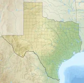 Houston در تگزاس واقع شده