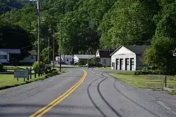 State Highway 33 in Rhodell