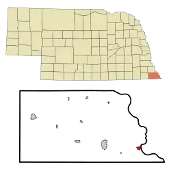 Location of Rulo, Nebraska