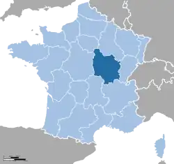 موقعیت در کشور فرانسه