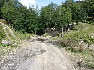 Mountain road to Pskhu