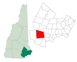 Location in شهرستان راکینگهام، نیوهمپشایر