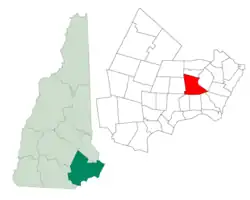 Location in شهرستان راکینگهام، نیوهمپشایر، نیوهمپشایر