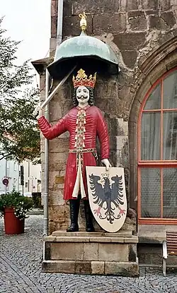 Statue of رولاند in Nordhausen.