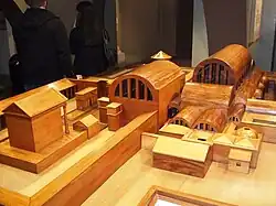 Model of Roman Bath and Roman Temple of Sulis Minerva as they would have looked at their greatest extent in 4th century AD