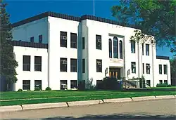 Roosevelt County Courthouse in Wolf Point