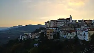 Rotondella with a view of the San Antonio Convent
