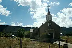 Church in Rowe, New Mexico