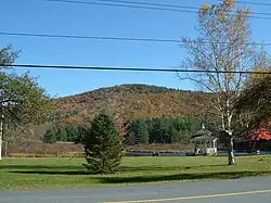Adams Mountain, with Pelham Lake in the foreground