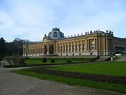 The Royal Museum for Central Africa, seen from the park behind the museum.