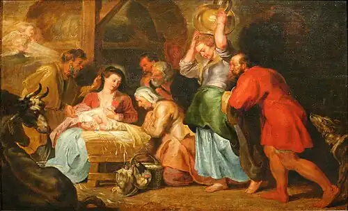 پیتر پل روبنس،  Adoration of the shepherds