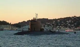 the Rubis submarine
