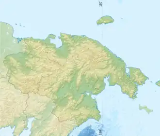 Map showing the location of دشت آنادیر