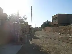 Street scene in رطبه (2004)Ar Rutba is the largest, southermost and westernmost of the districts in استان انبار