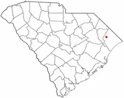 Location of Aynor inSouth Carolina