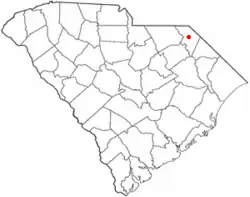 Location of Bennettsville inSouth Carolina