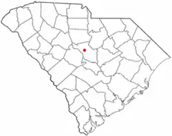 Location of Dentsville, South Carolina