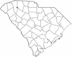 Location of Five Forks, South Carolina