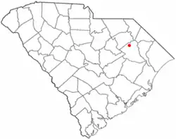 Location in Florence County in کارولینای جنوبی