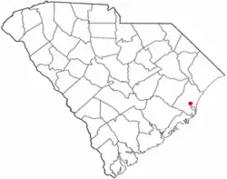 Location of Georgetown inSouth Carolina