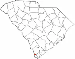 Location in کارولینای جنوبی