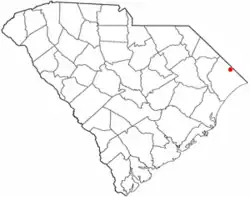 Location of Loris inSouth Carolina