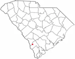موقعیت لوری، کارولینای جنوبی