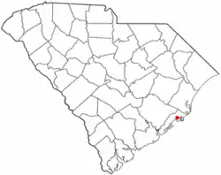 Location of McClellanville inSouth Carolina