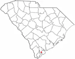 Location of Port Royal, South Carolina