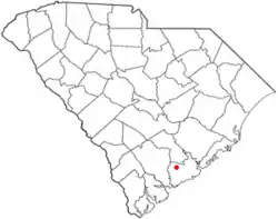 Location of Ravenelin South Carolina.