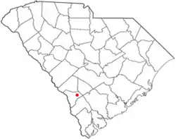 Location of Sycamore, South Carolina