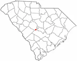 Location in Orangeburg County, کارولینای جنوبی