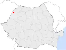Location of Săcueni