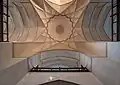 نگاره‌ای از معماری سقف کوشک صفوی در باغ فین کاشان