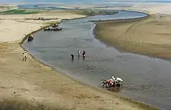 شن در کرانهٔ‌ رود