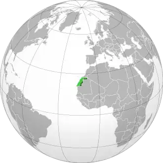 موقعیت صحرای غربی