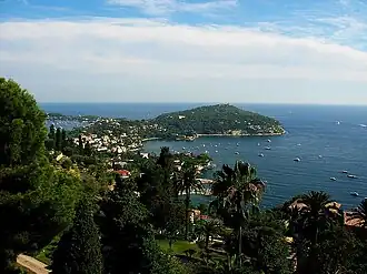 A view of the bay at Saint-Jean-Cap-Ferrat