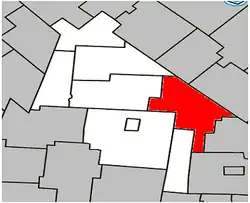 Location within Acton Regional County Municipality