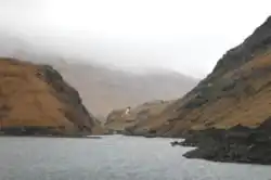 نمایی از ساکسون از فراز دریاچه