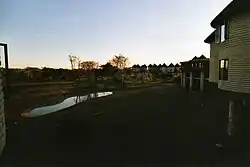 Salt Lick Lodge in the evening