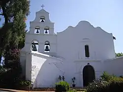 Mission San Diego de Alcalá in San Diego was founded as the first Spanish mission in California in 1769