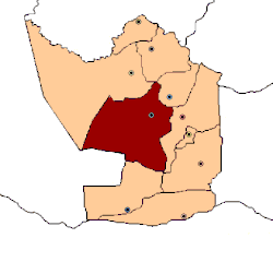 Location of the district of San Ignacio on the Misiones Department.