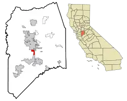 موقعیت فرنچ کمپ، کالیفرنیا در نقشه