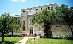 Built in 1927, (Henry T. Phelps) this is the eighth structure to serve as the San Patricio County Courthouse in Sinton.