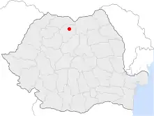 Location of Sângeorz-Băi