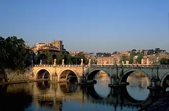 Photo of the Ponte Sant'Angelo bridge