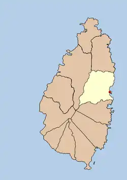 The Quarter of Dennery, and the town of the same name