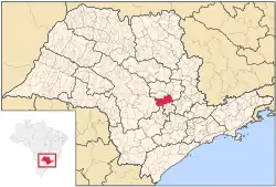 Location in São Paulo state
