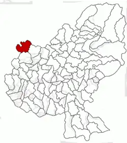 موقعیت Sărmașu